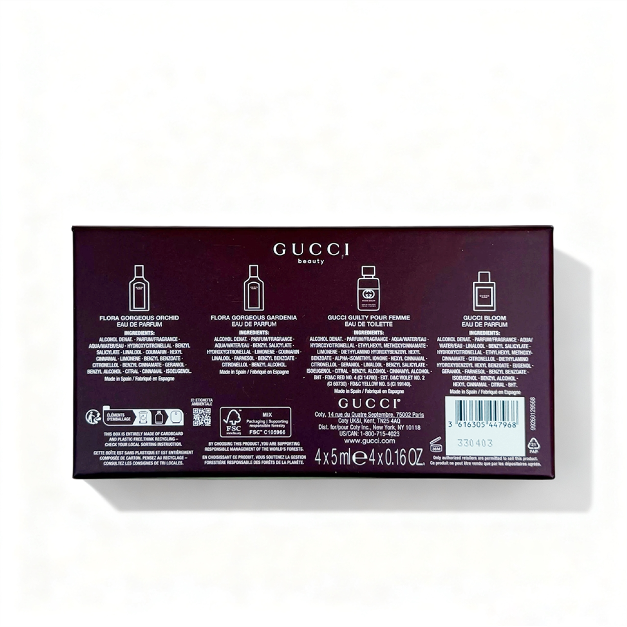 Dreamy Fragrance Miniature Set – 4-Piece Red Box Collection
