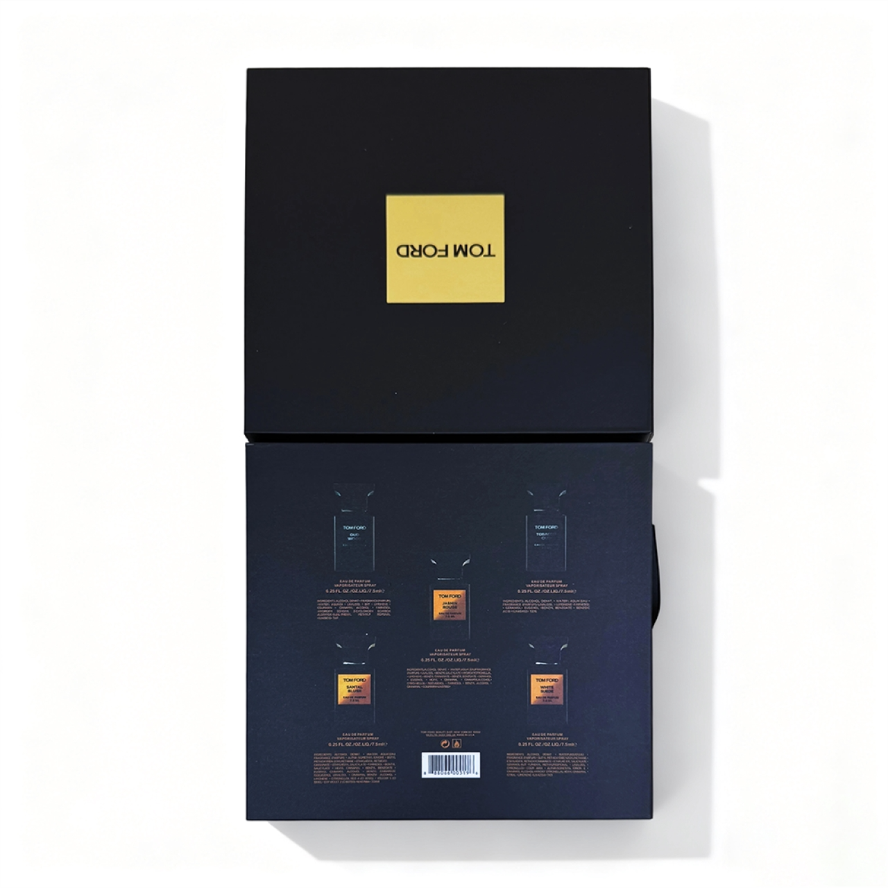 5-Piece Perfume Sample Set in Brown Box – Luxury Fragrance Collection