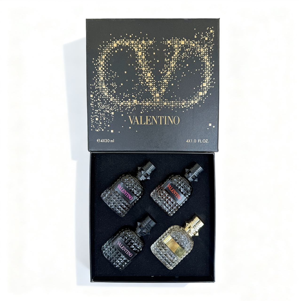 Men’s 4-Piece Black Box Set – Luxury Fragrance Collection