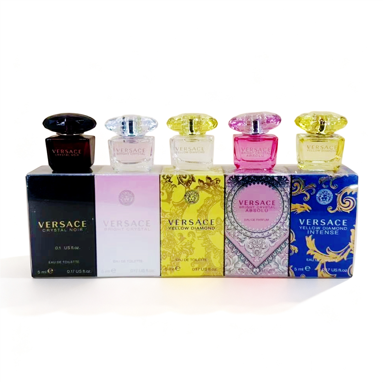 Crystal Eau de Toilette Miniatures 5-Piece Set – Luxury Fragrance Collection
