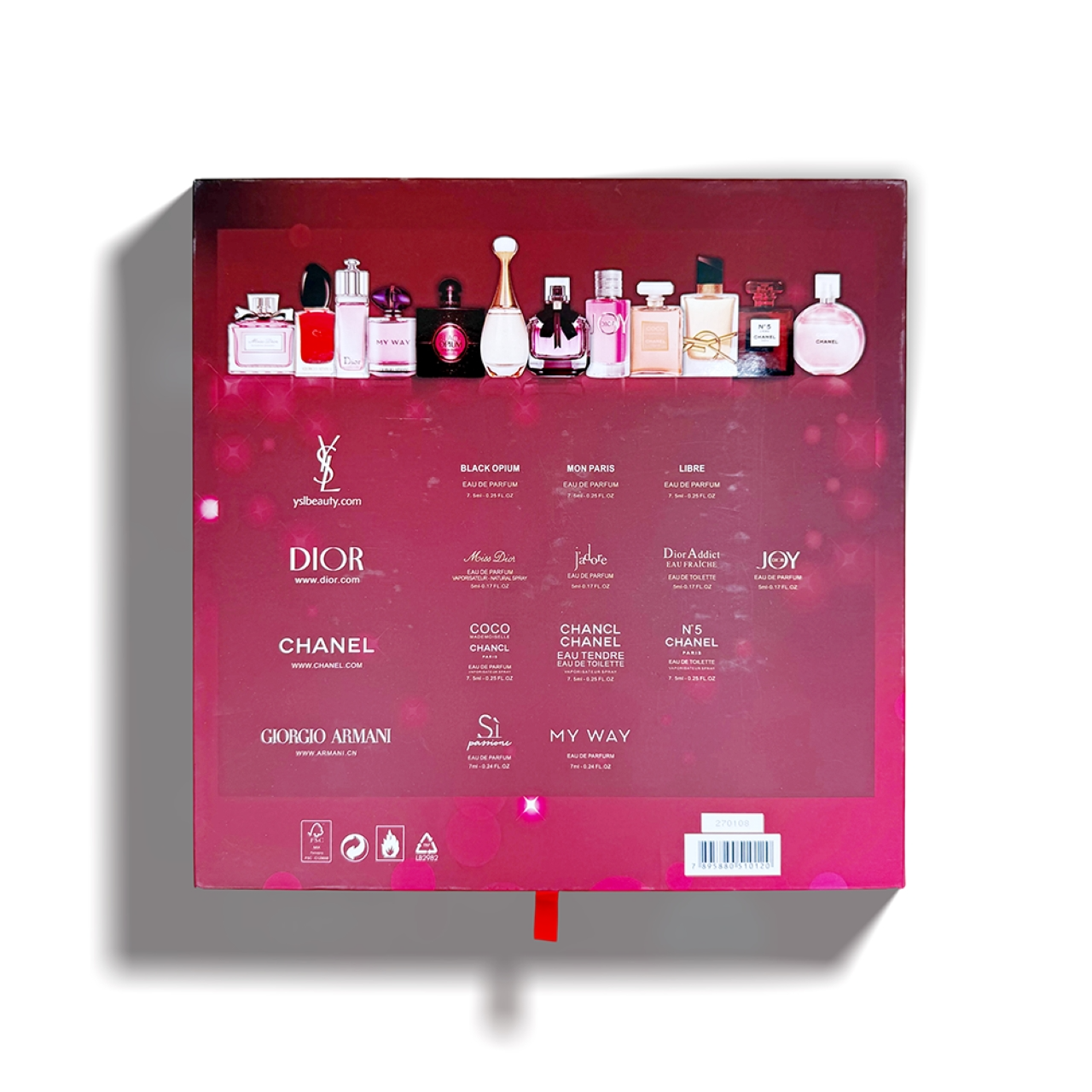 Heartstrings Flutter 12-Piece Mini Fragrance Set – Luxury Miniature Perfume Collection
